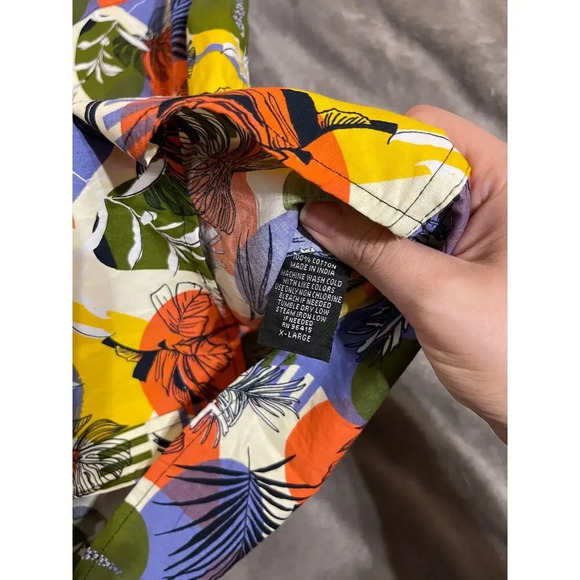 Massive Whisper SS Buttondown Size XL Men Shirt Vacation Resort Retro Fun - Picture 4 of 8